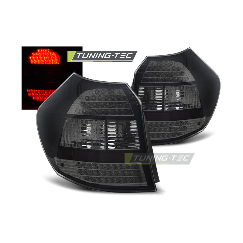 Fanali Posteriori LED Nero per BMW E87 2004-08/2007 (Cod. TT-LDBM19)