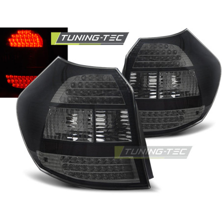 Fanali Posteriori LED Nero per BMW E87 2004-08/2007 (Cod. TT-LDBM19)