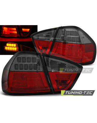 Fanali Posteriori LED Rosso Fumé per BMW Serie 3 E90 03/2005-08/2008 (Cod. TT-LDBM73)