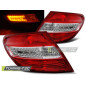 Fanali Posteriori LED Rosso/bianco per Mercedes-Benz Classe C W204 2007-2010 (Cod. TT-LDME35)