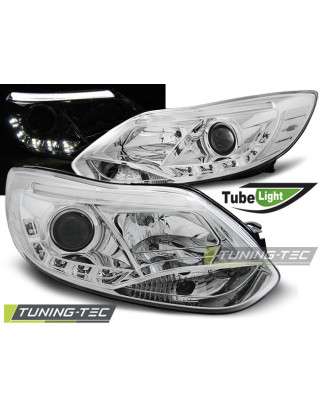Fanali Posteriori Cromato per Ford Focus Mk3 Lights 2011-10/2014 (Cod. TT-LPFO56)