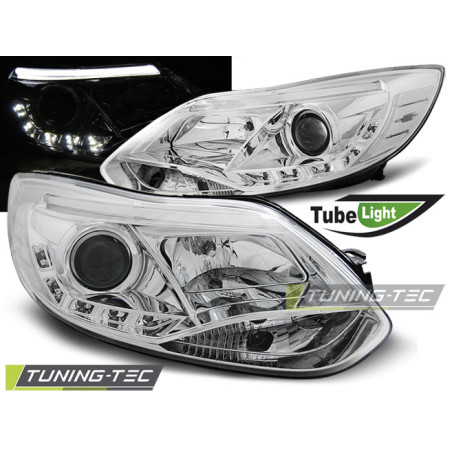 Fanali Posteriori Cromato per Ford Focus Mk3 Lights 2011-10/2014 (Cod. TT-LPFO56)