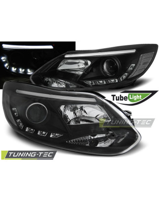 Fanali Posteriori Nero per Ford Focus Mk3 Lights 2011-10/2014 (Cod. TT-LPFO57)