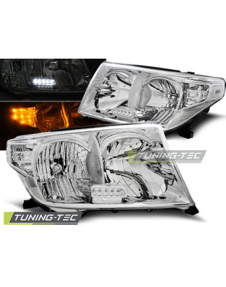 Fanali Posteriori LED LED Cromato per Toyota Land Cruiser Fj200 2007-2012 (Cod. TT-LPTO22)