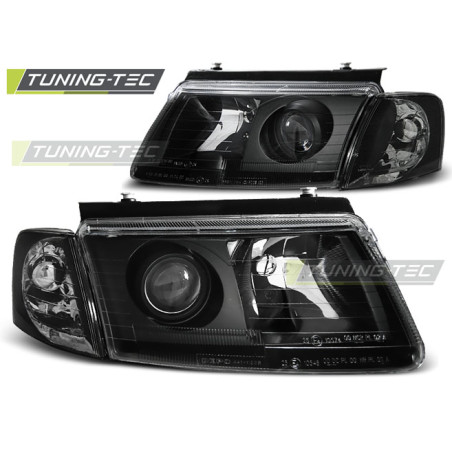 Fari Anteriori Nero per Volkswagen Passat B5 3B 11/1996-08/2000 (Cod. TT-LPVW37)