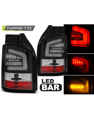 Fanali Posteriori LED Nero per Volkswagen T5 04/2010-2015 (Cod. TT-LDVW97)