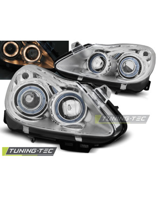 Fari Anteriori Angel Eyes per Opel Corsa D 04/2006-2011 (Cod. TT-LPOP69)