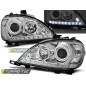 Fari Anteriori Luci Diurne Cromato per Mercedes-Benz W163 Ml Classe M 09/2001-2005 (Cod. TT-LPME54)