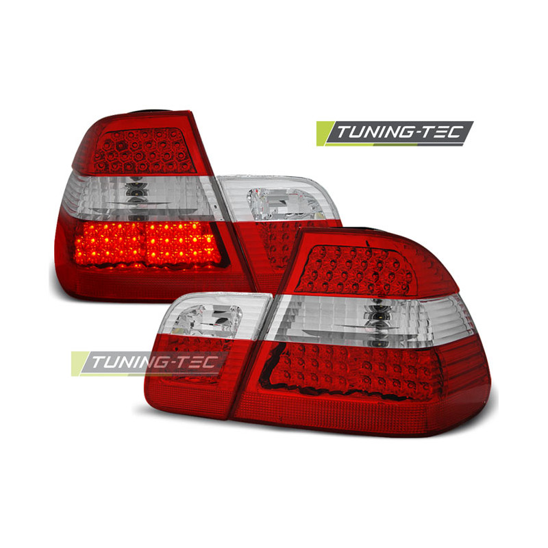 Fanali Posteriori LED Rosso/bianco per BMW E46 05/1998-08/2001 (Cod. TT-LDBM40)
