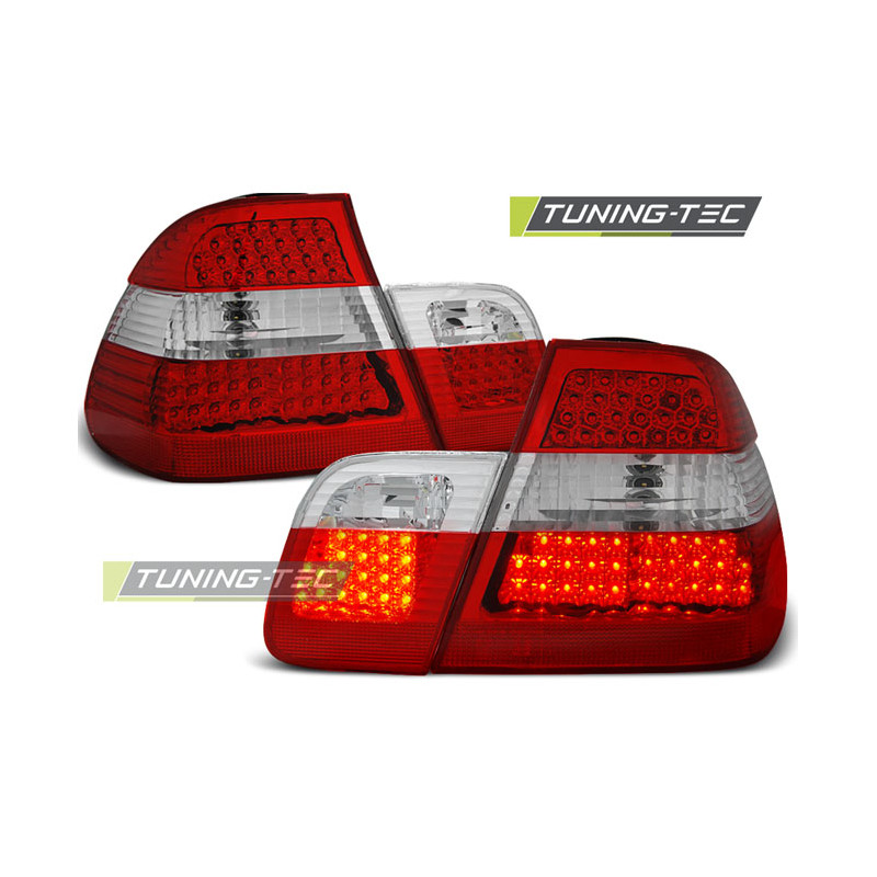 Fanali Posteriori LED Rosso/bianco per BMW E46 09/2001-03/2005 (Cod. TT-LDBM58)