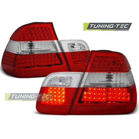 Fanali Posteriori LED Rosso/bianco per BMW E46 09/2001-03/2005 (Cod. TT-LDBM58)