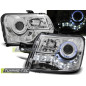 Fari Anteriori con Luci Diurne Luci Diurne Cromato per Fiat Panda 2003-2012 (Cod. TT-LPFI13)