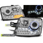 Fari Anteriori con Luci Diurne Luci Diurne Cromato per Fiat Panda 2003-2012 (Cod. TT-LPFI15)