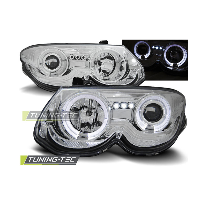 Fari Anteriori Angel Eyes per Chrysler 300 M 1999-2004 (Cod. TT-LPCH13)