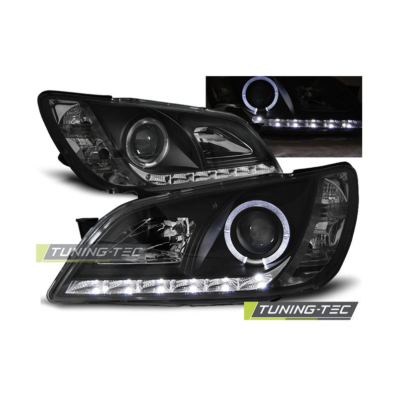 Fari Anteriori con Luci Diurne Luci Diurne Nero per Lexus Is 2001-2005 (Cod. TT-LPLE02)