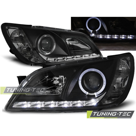 Fari Anteriori con Luci Diurne Luci Diurne Nero per Lexus Is 2001-2005 (Cod. TT-LPLE02)