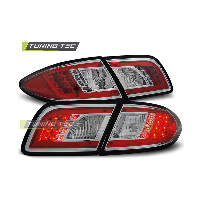 Fanali Posteriori LED Cromato per Mazda 6 08/2002-08/2007 (Cod. TT-LDMA01)