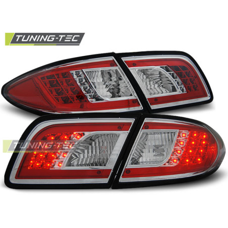 Fanali Posteriori LED Cromato per Mazda 6 08/2002-08/2007 (Cod. TT-LDMA01)
