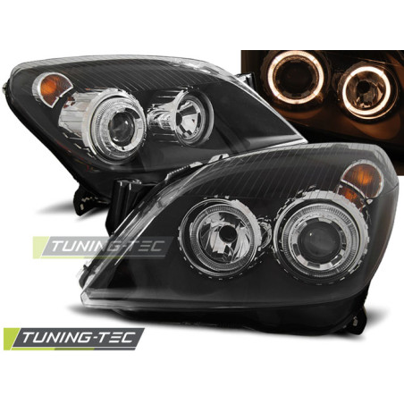 Fari Anteriori Angel Eyes per Opel Astra H 03/2004-2009 (Cod. TT-LPOP72)