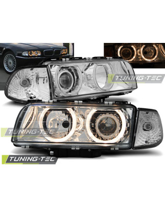 Fari Anteriori Angel Eyes per BMW E38 06/1994-08/1998 (Cod. TT-LPBM14)