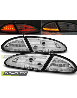 Fanali Posteriori LED Cromato per Seat Leon 06/2005-2009 (Cod. TT-LDSE10)