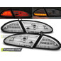 Fanali Posteriori LED Cromato per Seat Leon 06/2005-2009 (Cod. TT-LDSE10)