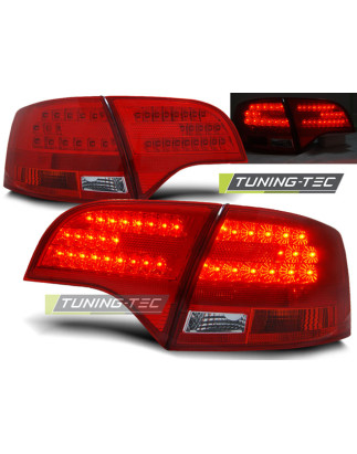 Fanali Posteriori LED Rosso/bianco per Audi A4 B7 Avant 11/2004-03/2008 (Cod. TT-LDAU60)