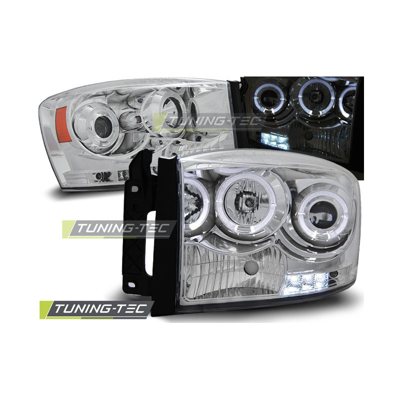 Fari Anteriori Angel Eyes per Dodge Ram 2006-2008 (Cod. TT-LPDO05)