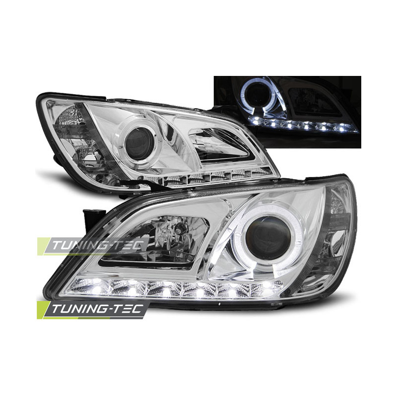 Fari Anteriori con Luci Diurne Luci Diurne Cromato per Lexus Is 2001-2005 (Cod. TT-LPLE01)