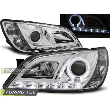 Fari Anteriori con Luci Diurne Luci Diurne Cromato per Lexus Is 2001-2005 (Cod. TT-LPLE01)