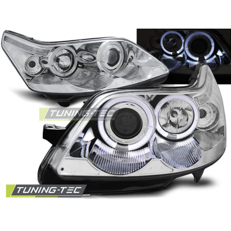 Fari Anteriori Angel Eyes per Citroën C4 2004-2010 (Cod. TT-LPCI09)