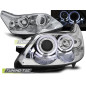 Fari Anteriori Angel Eyes per Citroën C4 2004-2010 (Cod. TT-LPCI09)