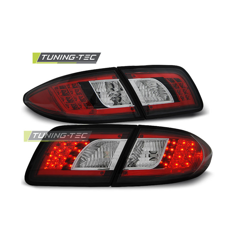 Fanali Posteriori LED Nero per Mazda 6 08/2002-08/2007 (Cod. TT-LDMA03)