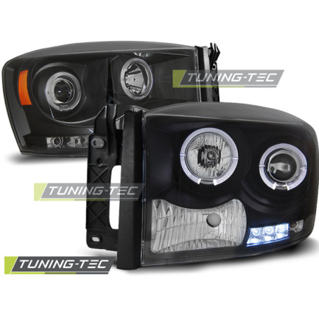 Fari Anteriori Angel Eyes per Dodge Ram 2006-2008 (Cod. TT-LPDO06)