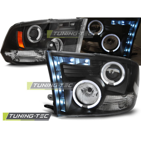 Fari Anteriori Angel Eyes per Dodge Ram 2009-2018 (Cod. TT-LPDO08)
