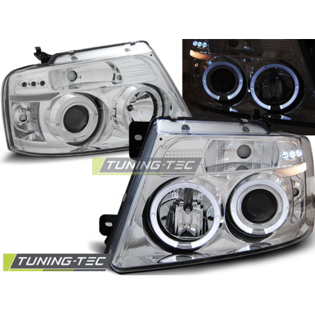Fari Anteriori Angel Eyes per Ford F150 Mk11 2004-2008 (Cod. TT-LPFO39)
