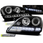 Fari Anteriori Luci Diurne Nero per Mercedes-Benz W164 Ml Classe M Dal 2008 (Cod. TT-LPME40)