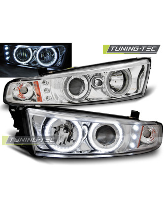 Fari Anteriori Angel Eyes per Mitsubishi Galant 8 Ea0 Ccfl 1996-2006 (Cod. TT-LPMI13)