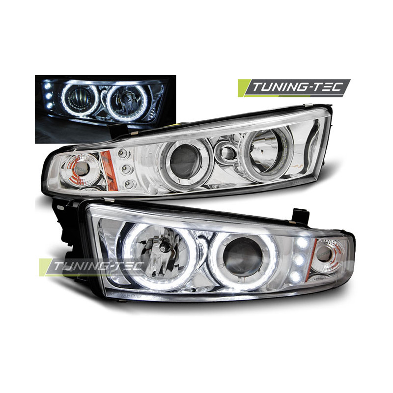 Fari Anteriori Angel Eyes per Mitsubishi Galant 8 Ea0 Ccfl 1996-2006 (Cod. TT-LPMI13) Fari Anteriori Angel Eyes per Mitsubishi Galant 8 Ea0 Ccfl 1996-2006 (Cod. TT-LPMI13)