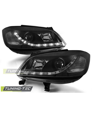 Fari Anteriori con Luci Diurne Luci Diurne Nero per Opel Zafira 04/1999-06/2005 (Cod. TT-LPOP42)