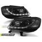 Fari Anteriori con Luci Diurne Luci Diurne Nero per Opel Zafira 04/1999-06/2005 (Cod. TT-LPOP42)