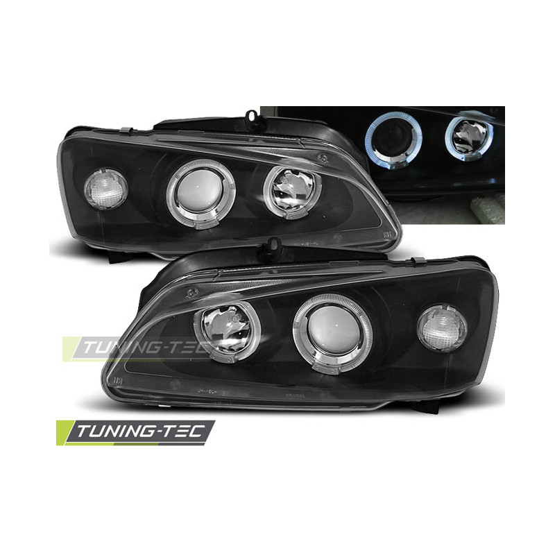 Fari Anteriori Angel Eyes per Peugeot 106 08/1996-2003 (Cod. TT-LPPE15)