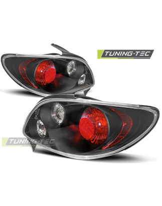 Fanali Posteriori Nero per Peugeot 206 Dal 10/1998 (Cod. TT-LTPE06)