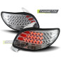 Fanali Posteriori LED Cromato per Peugeot 206 Dal 10/1998 (Cod. TT-LDPE05)