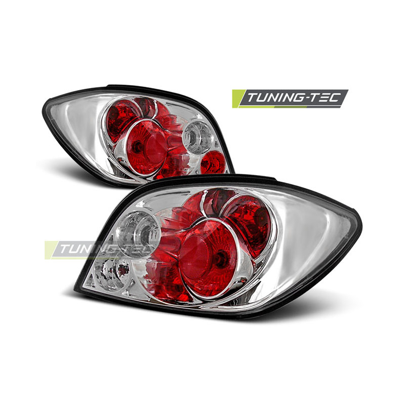Fanali Posteriori Cromato per Peugeot 307 04/2001-2007 (Cod. TT-LTPE12)