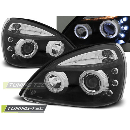 Fari Anteriori Angel Eyes per Renault Clio Ii 06/2001-09/2005 (Cod. TT-LPRE14)