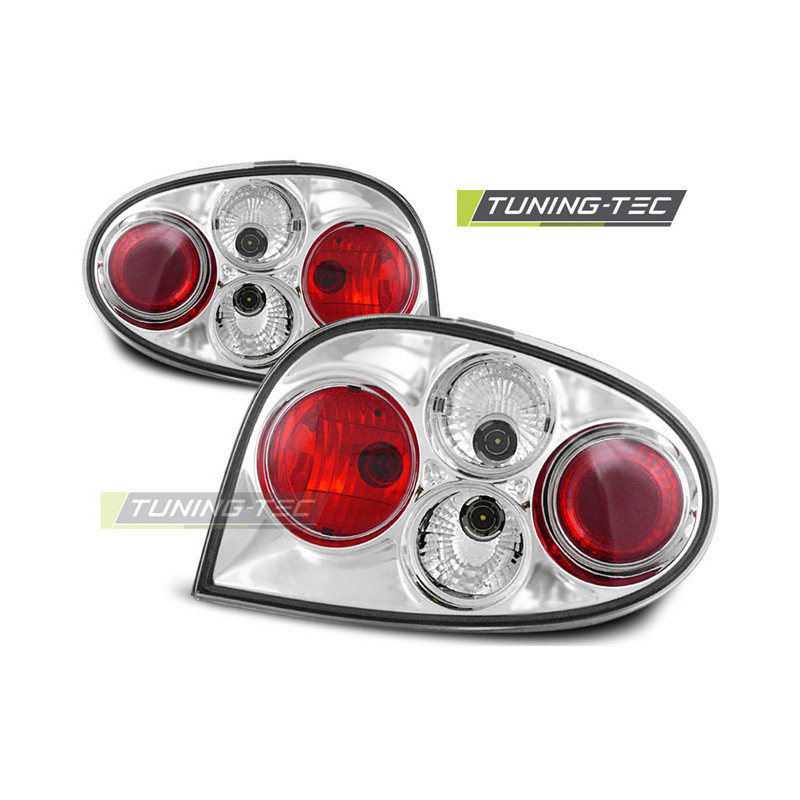 Fanali Posteriori Cromato per Renault Megane 1996-10/2002 (Cod. TT-LTRE06)