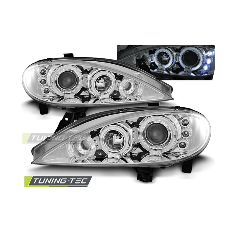 Fari Anteriori Angel Eyes per Renault Megane 03/1999-10/2002 (Cod. TT-LPRE09)