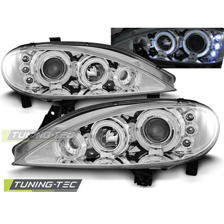 Fari Anteriori Angel Eyes per Renault Megane 03/1999-10/2002 (Cod. TT-LPRE09)