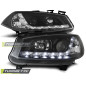 Fari Anteriori con Luci Diurne Luci Diurne Nero per Renault Megane Ii 11/2002-10/2005 (Cod. TT-LPRE1